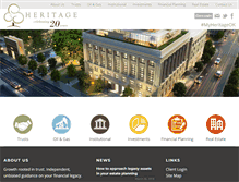 Tablet Screenshot of heritagetrust.com